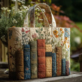 ハンドメイドバッグ | 書籍と花のデザイン